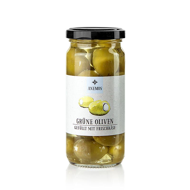 frischkaese gefuellte oliven anemos