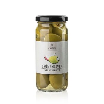 knoblauch gefuellte oliven anemos