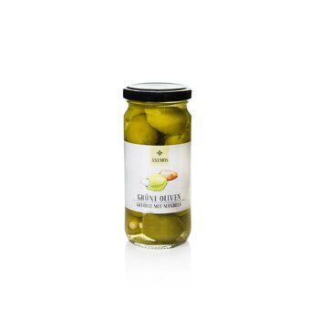 mandel gefuellte oliven anemos