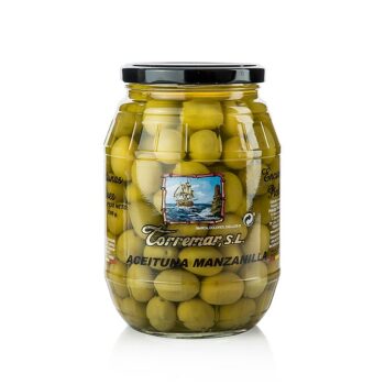 gruene oliven mit kern torremar