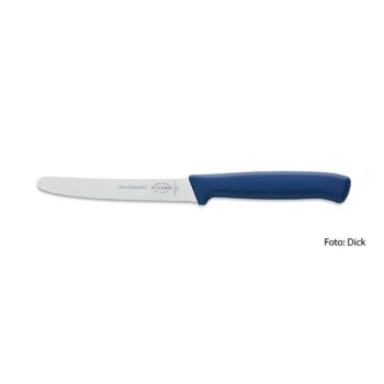 Allzweckmesser, mit Wellenschliff, blau, 11cm, DICK